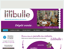 Tablet Screenshot of lilibulle-depotvente-enfants-nice.meabilis.fr
