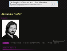 Tablet Screenshot of alexander-muller.meabilis.fr