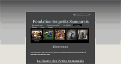 Desktop Screenshot of fondation-petits-samourais.meabilis.fr